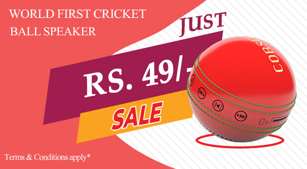 Cricket ball ORB Speaker at the small price of 49/- only.