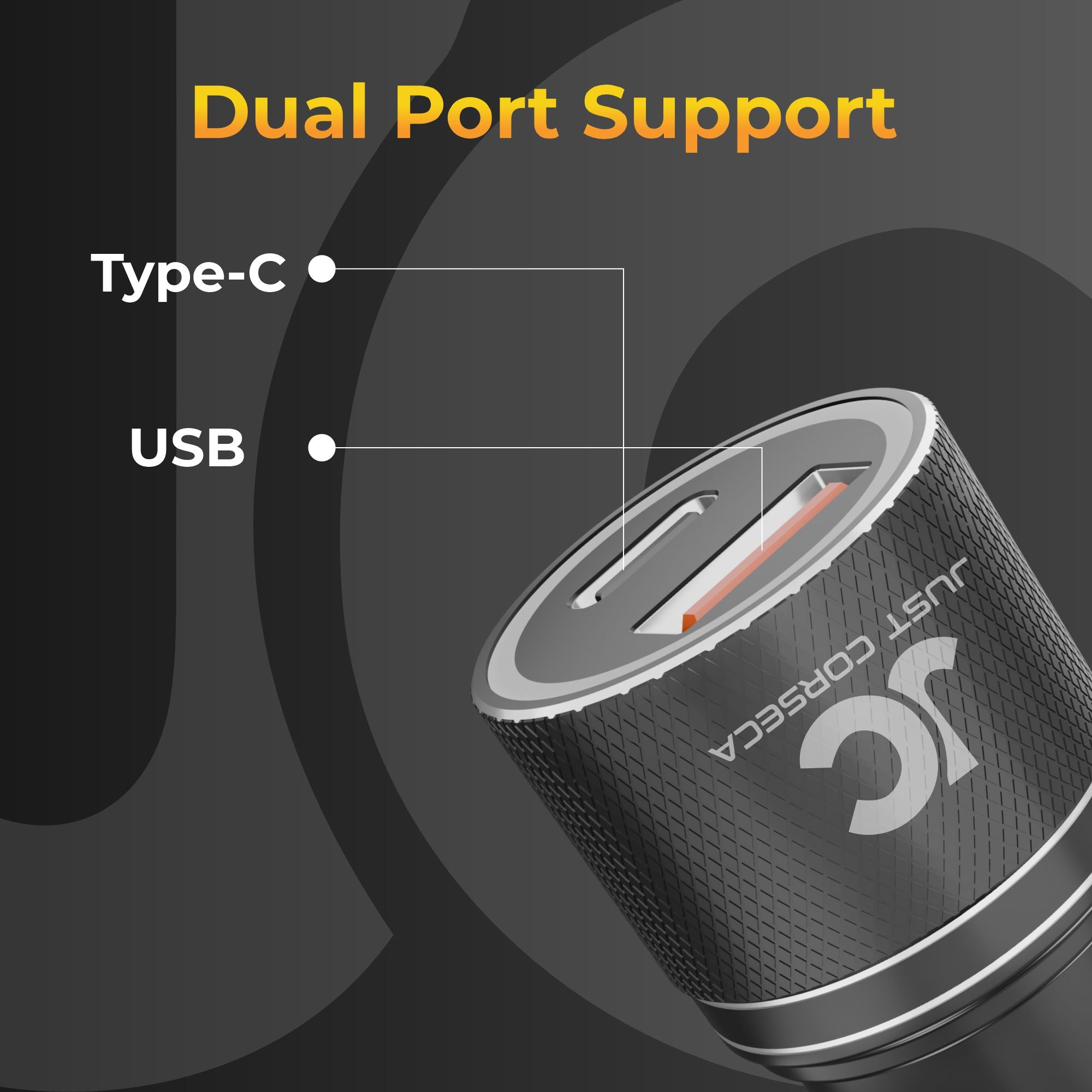 JC SSPEED JST976 145W Dual-Port Car Charger