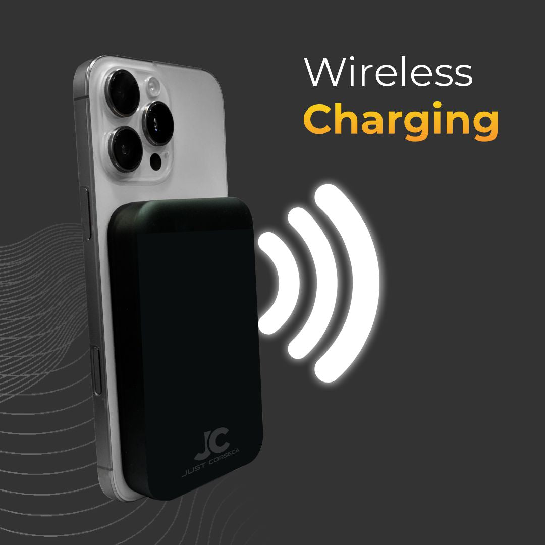 JUST CORSECA JST522 SKYVOLT 10,000 mAh Metal Wireless Power Bank | 22.5W Wired & 15W Wireless Charging | MagSafe Compatible | Smart Multi-Layer Protection | Portable & Stylish