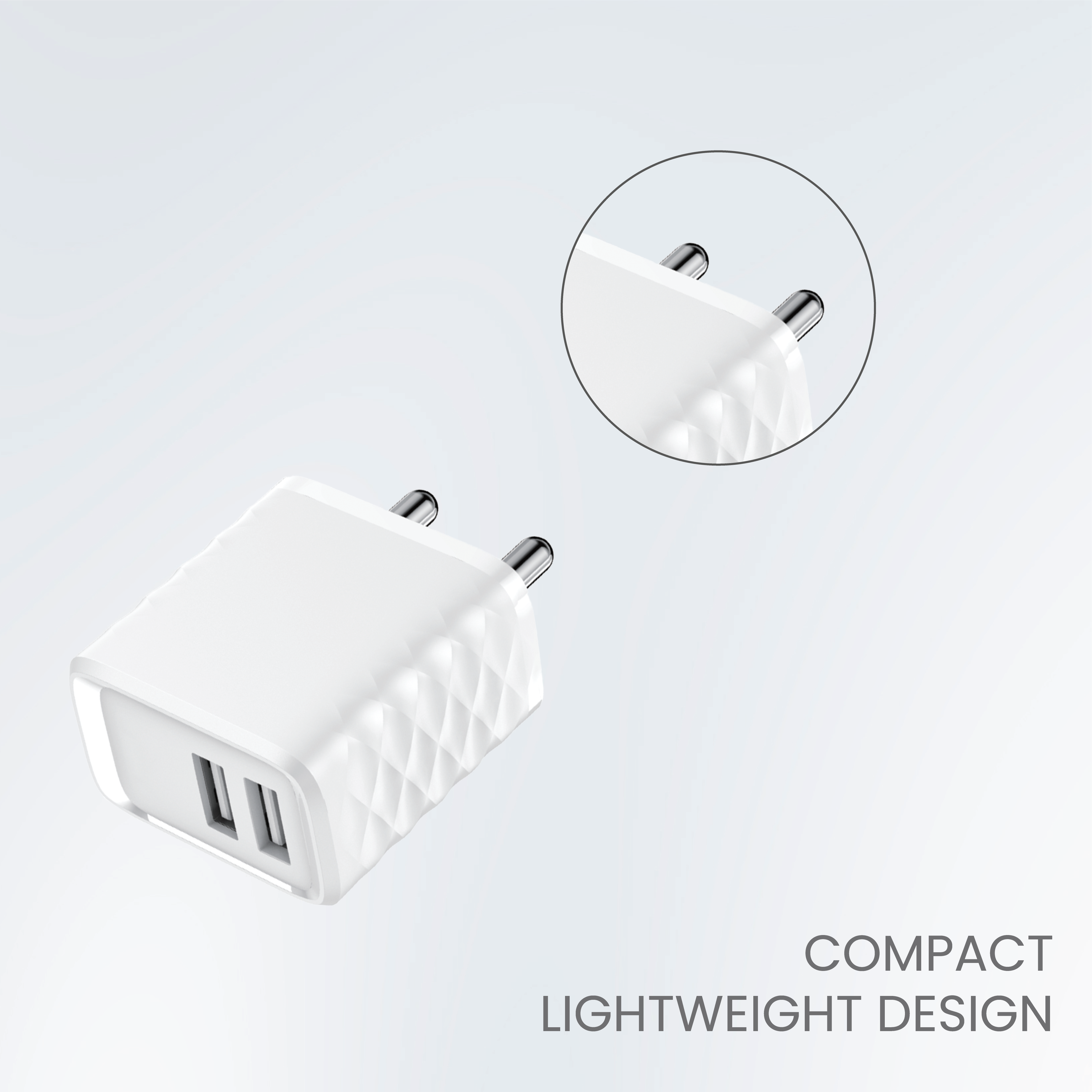 JC SSPEED JST968 12W Dual-Port Travel Charger
