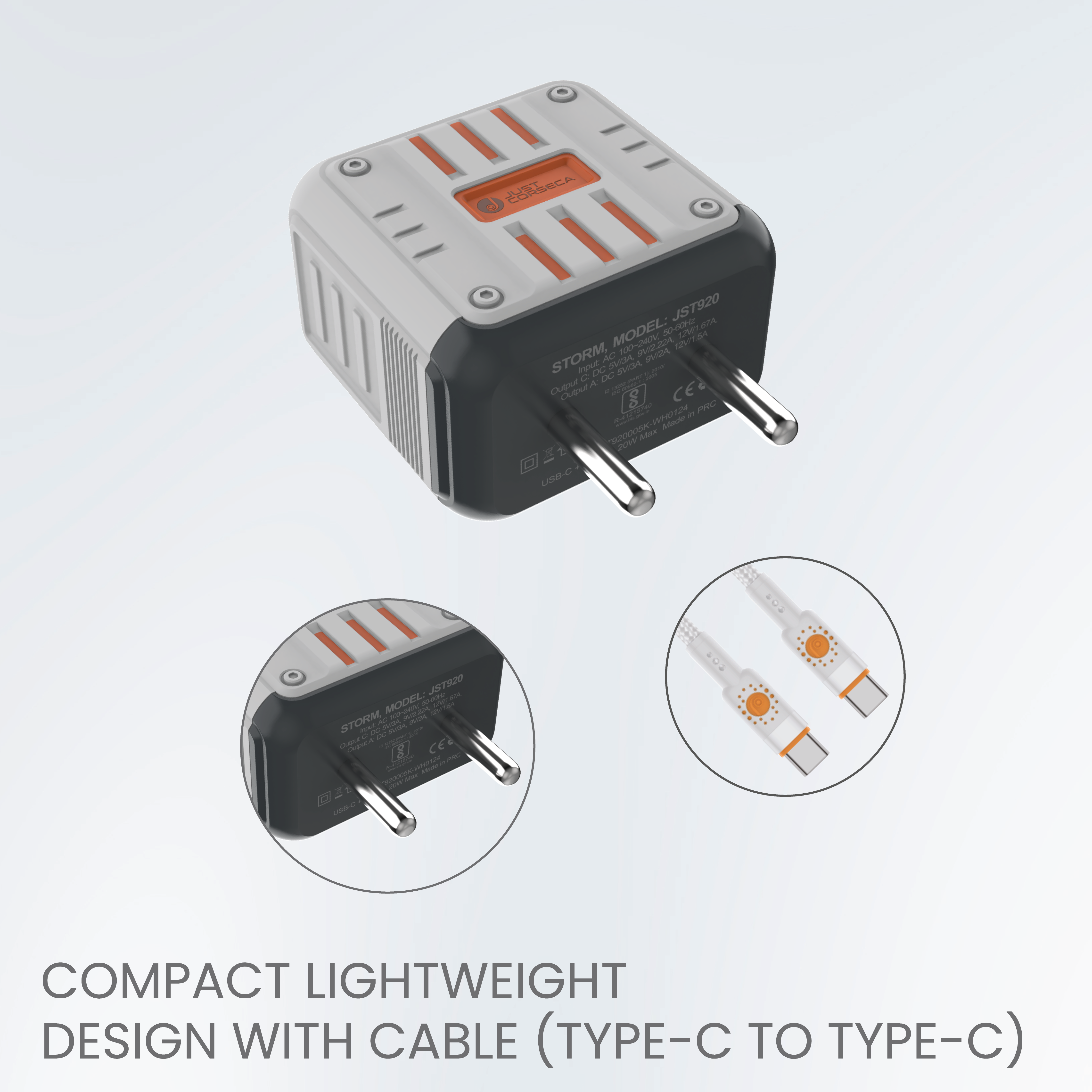 JC Storm PD20W Fast Charger