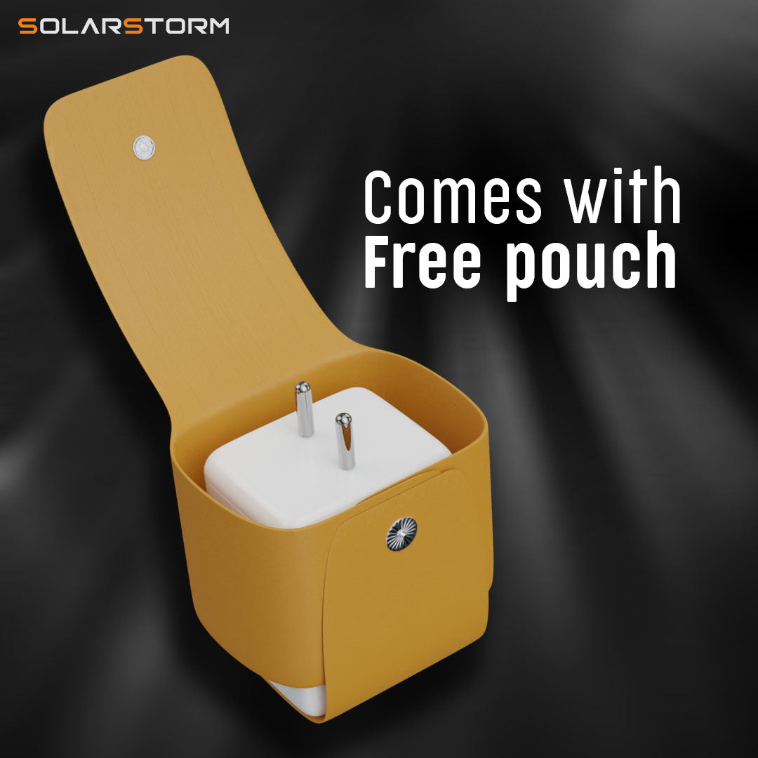 JUST CORSECA Solarstorm JST910 20W Fast Charging Adapter| Fast, Smart & Universal Charging Solution