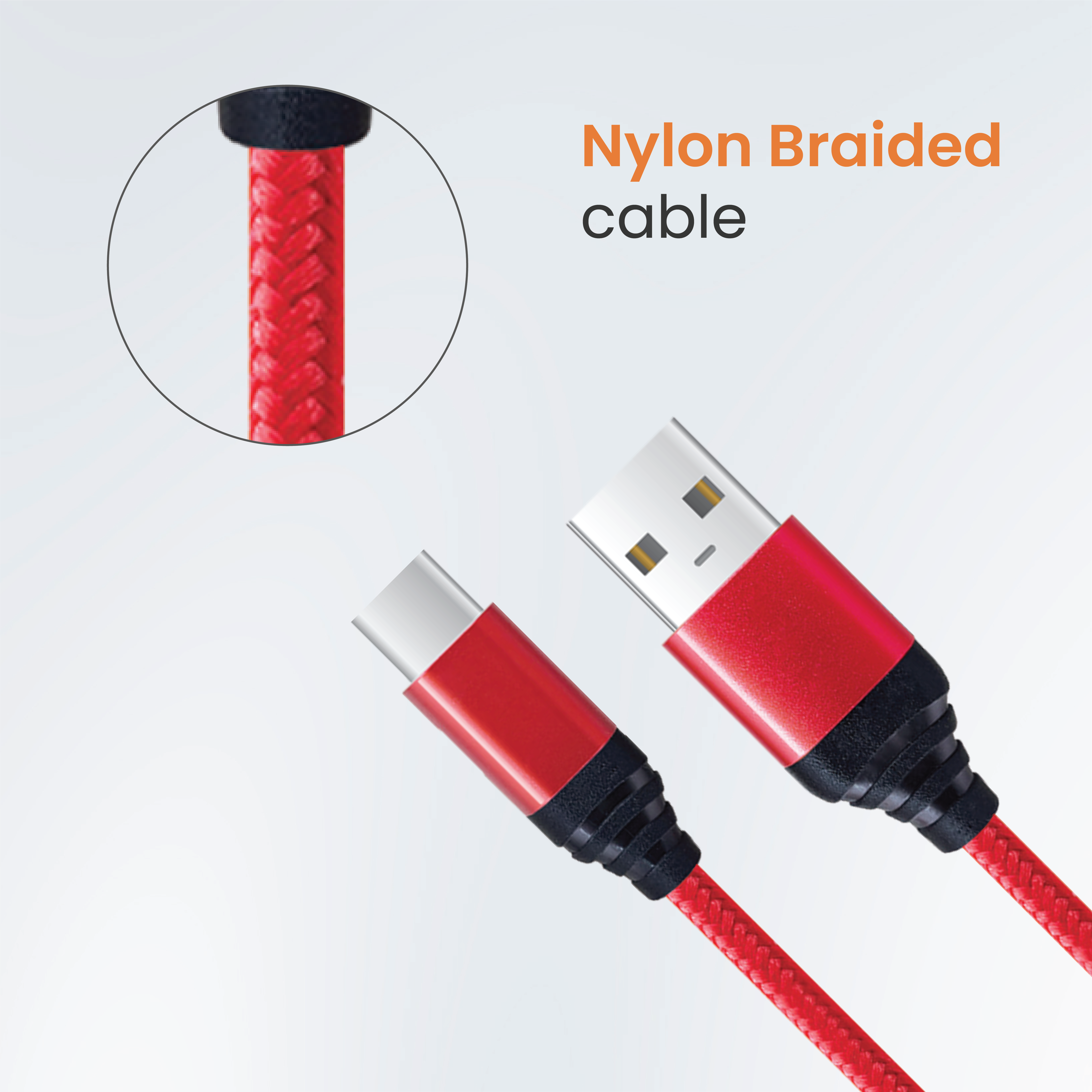 JC SSPEEDY GO 65W Braided USB → Type-C Cable