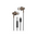 JUST CORSECA SyncVibe Type-C Wired Earphones | 10mm Driver for Super Extra Bass, High-Quality Sound & Clear Audio | Tangle-Free Braided Cable, Integrated Mic & One-Touch Control | 1.2M Cable, Universal Type-C Jack