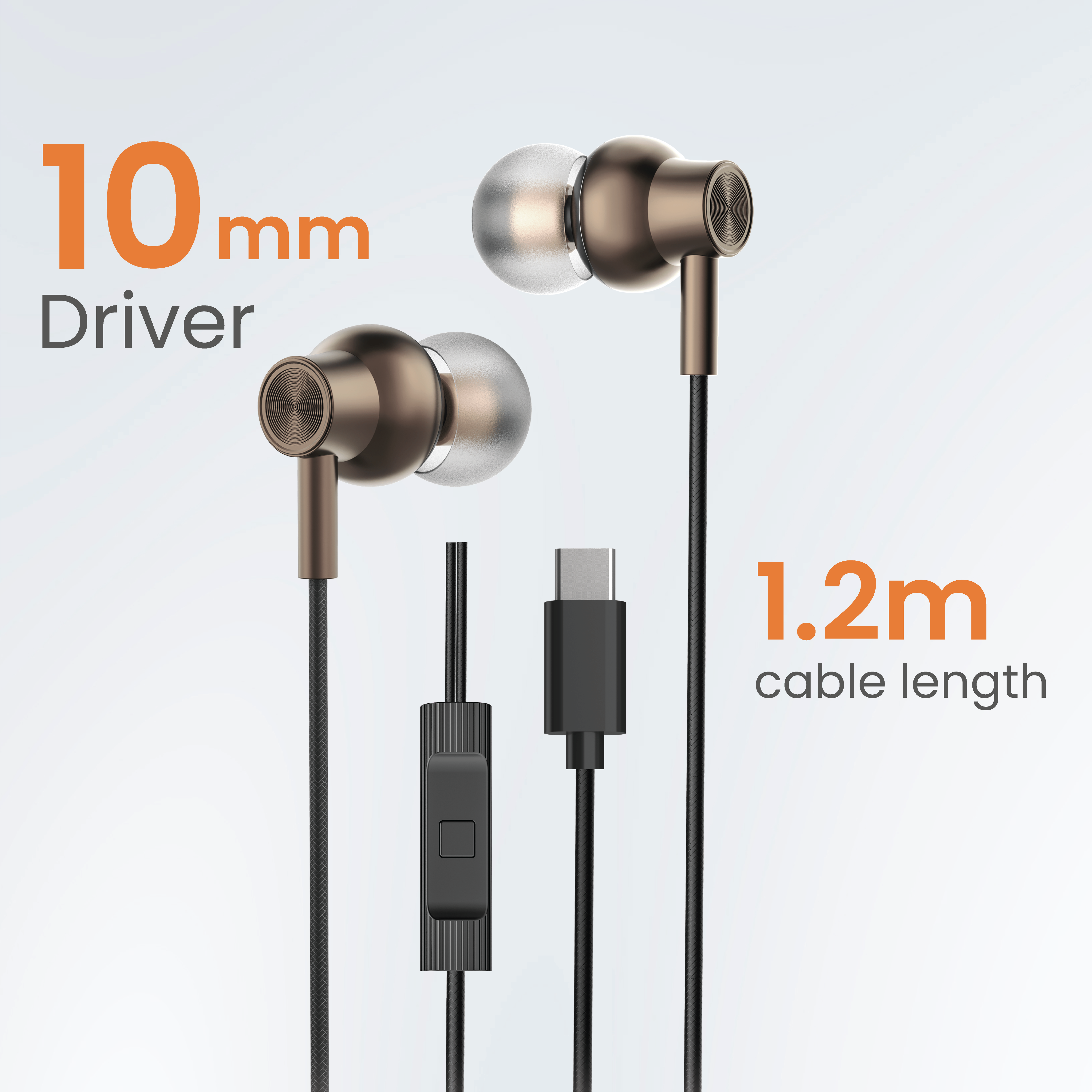JC SyncVibe Type-C Wired Earphones