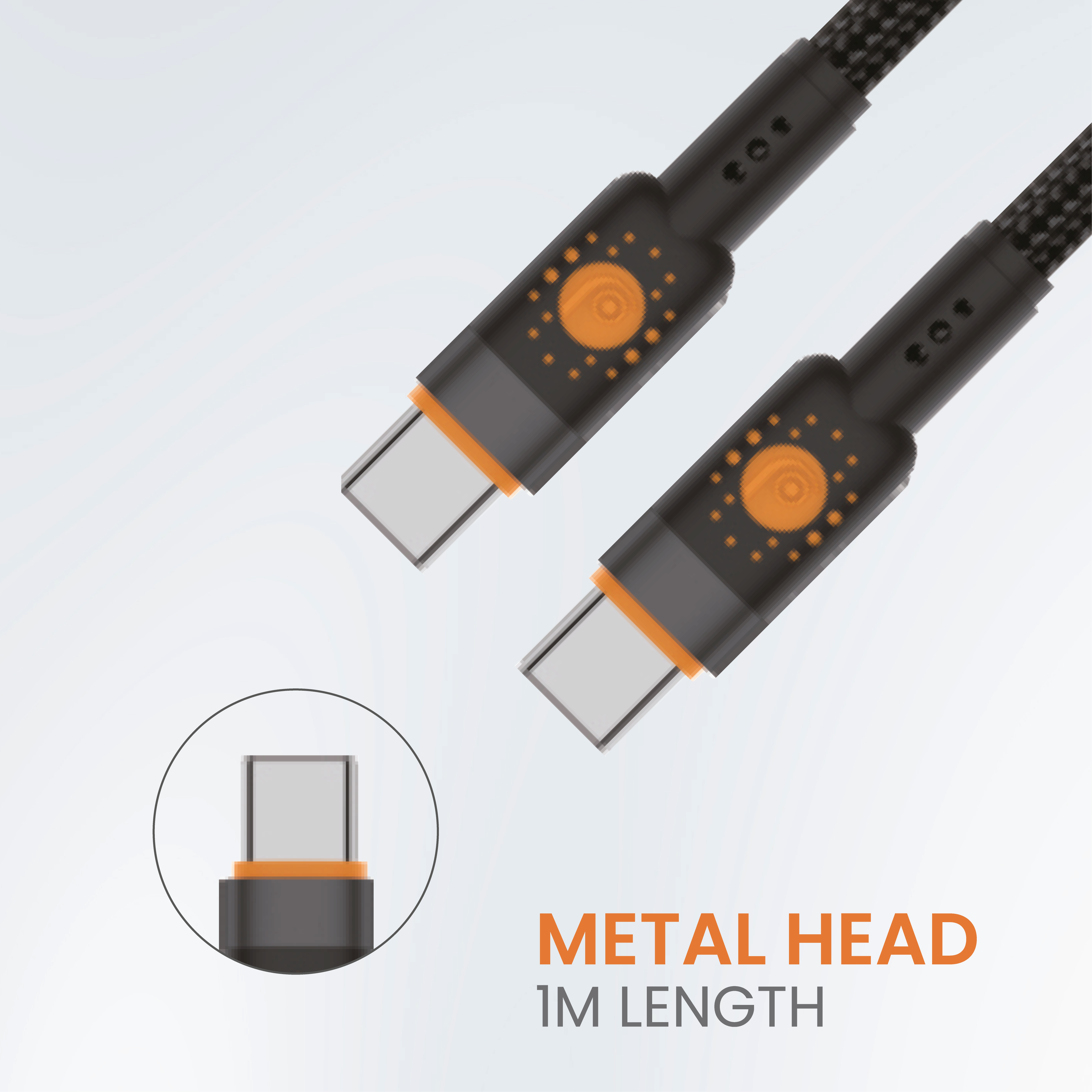 JC Speedy Go Type-C to Type-C Braided Cable