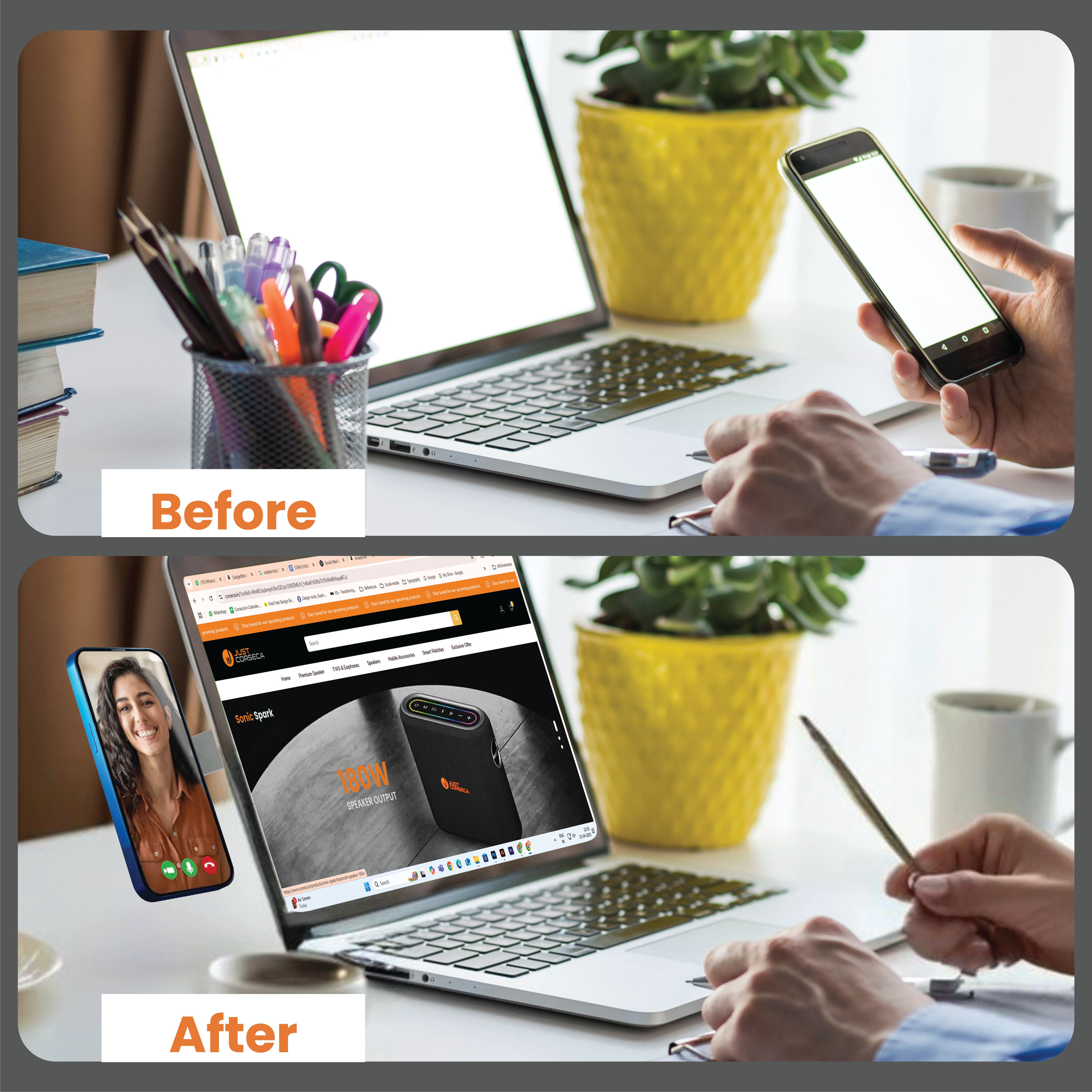 JC Stan Charge MagSafe Wireless Charging Stand