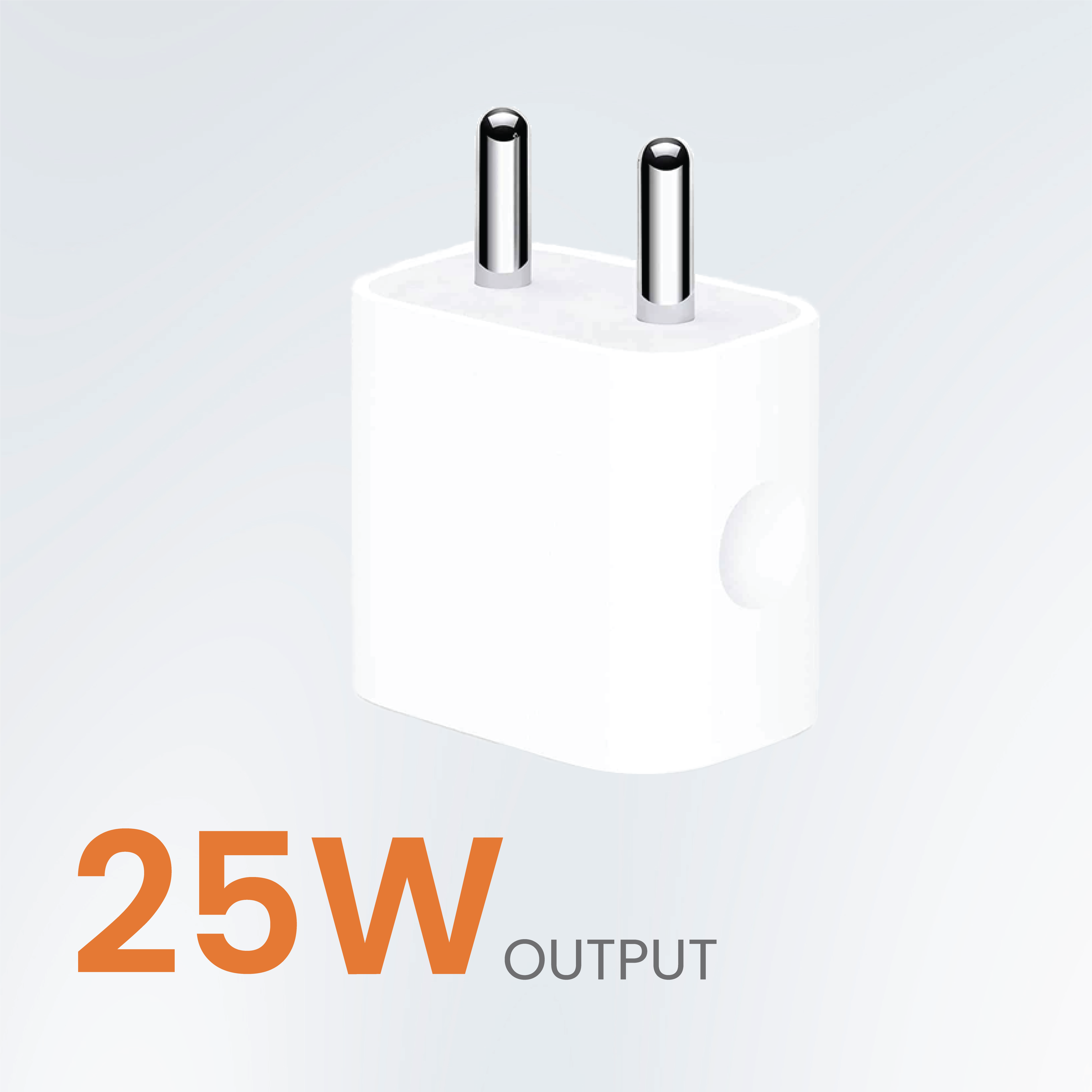 JUST CORSECA JST944 SSPEED RISE PD 25W Single USB Charger with Cable | Ultra-Fast Charging & Smart Power Delivery | Safe & Reliable (Overheat, Short Circuit, Overcharge, Over-Voltage Protection) | AC 100-264V Input | Fast Charging for PD-Enabled Devices