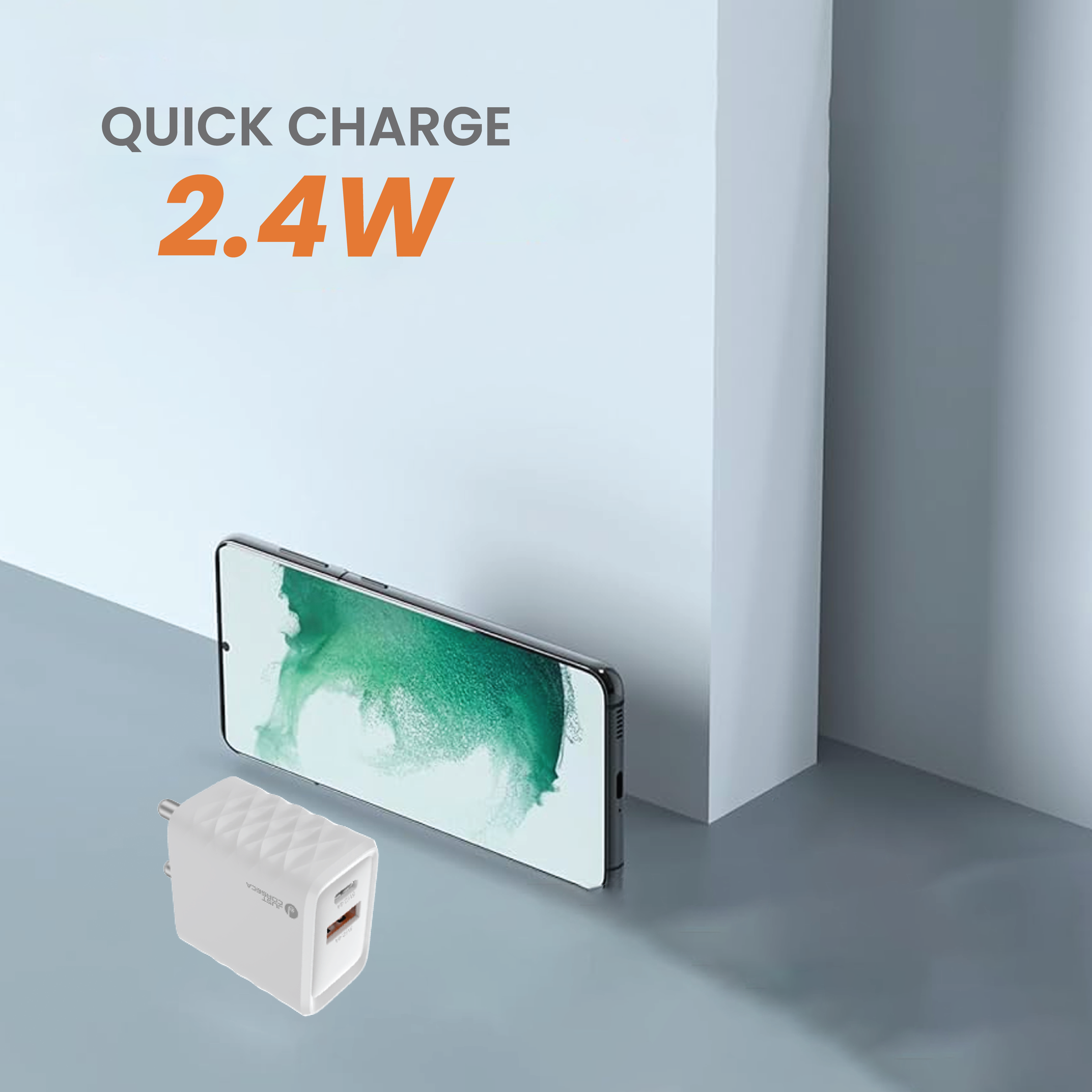 JUST CORSECA SSPEED JST916 Portable Charger | Dual USB-A & Type-C Ports | 12W Fast Charging | Smart IC Technology | Overheat, Short Circuit, Overcharge Protection | Global Compatibility