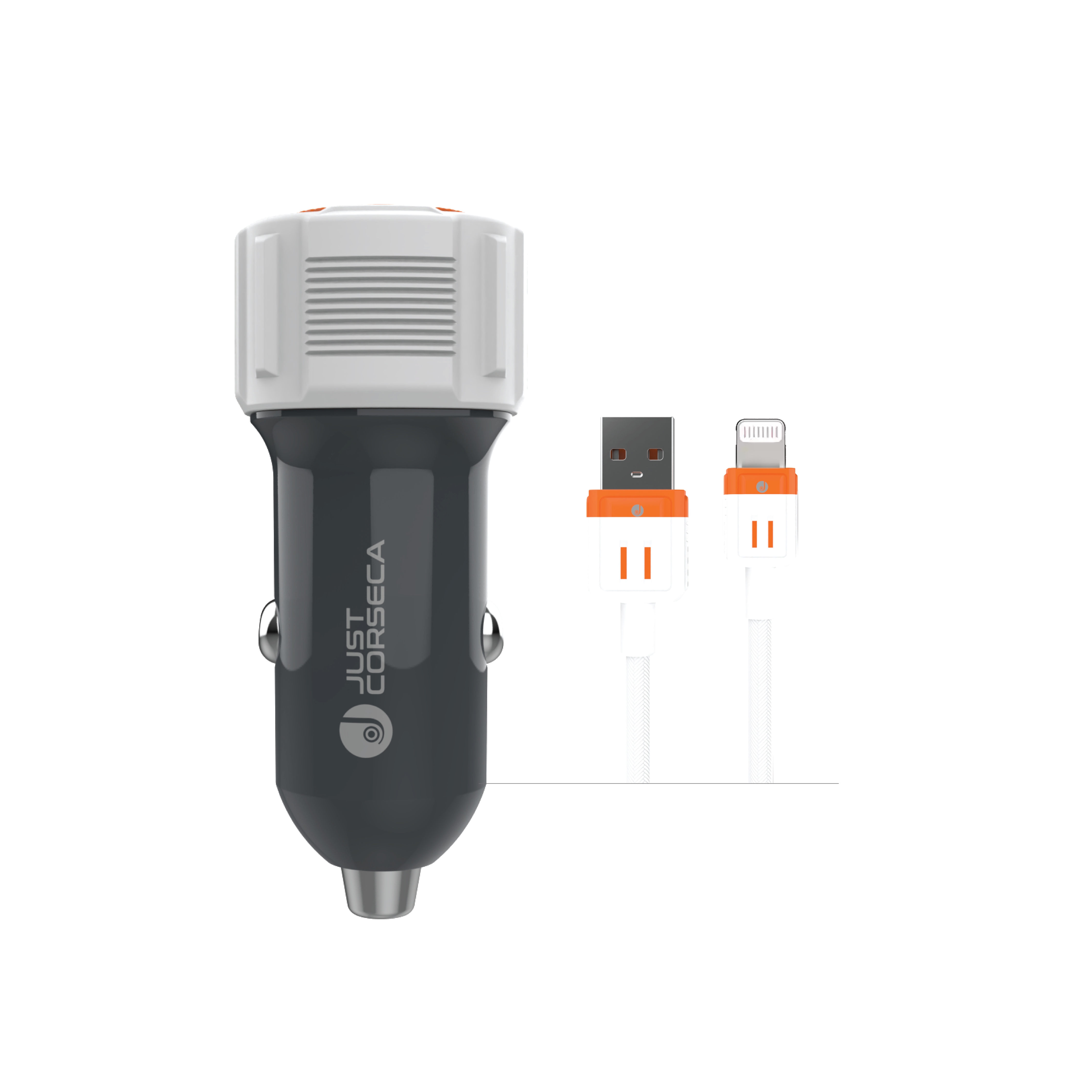 JC SSPEED A-C20 20W Car Charger (White, No Cable)