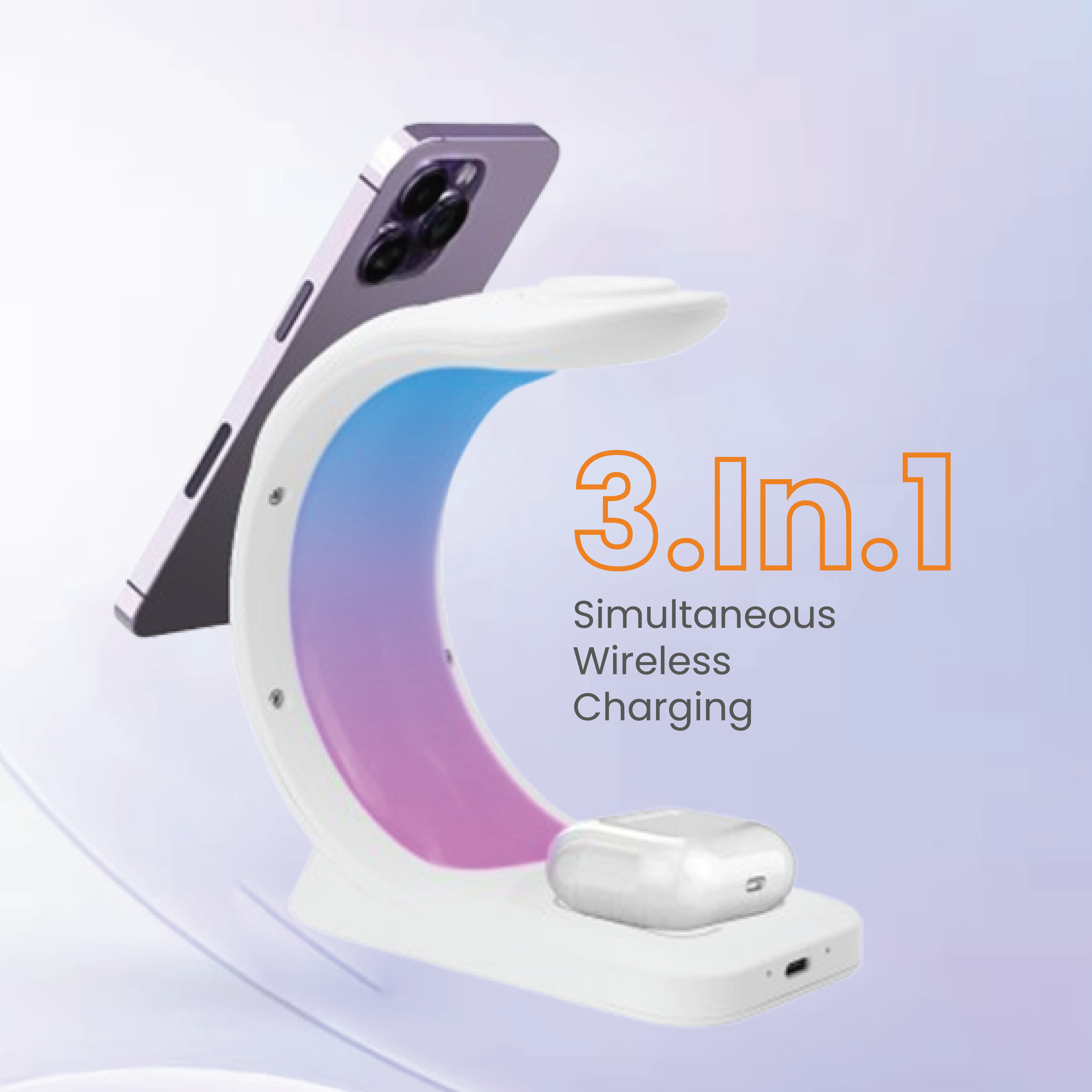 JC SwiftCharge 3-in-1 Magnetic Wireless Charger