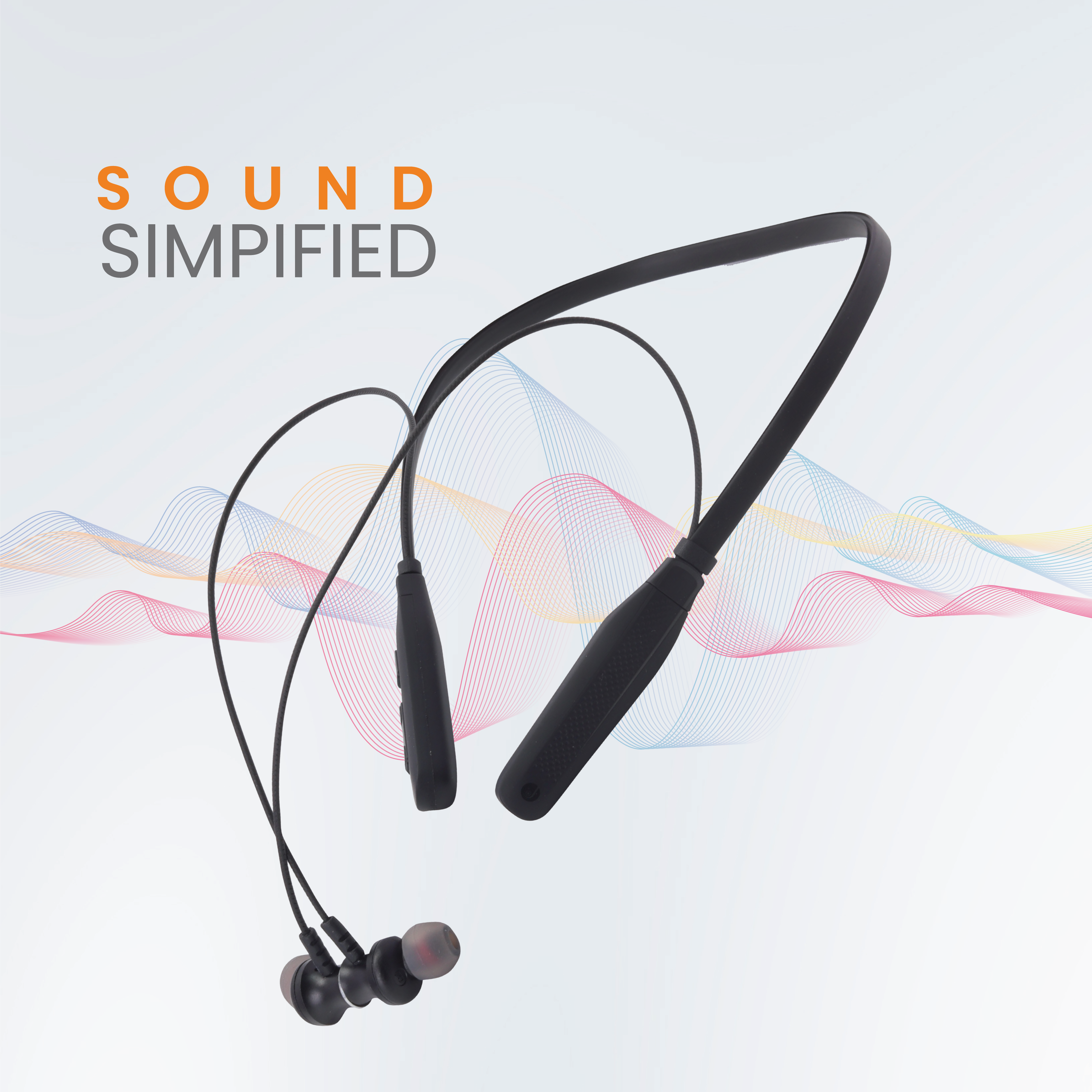 JUST CORSECA Stallion Sky Neckband Bluetooth V5.3 | 30H Playback | Fast Type-C Charging | A2DP & HFP Support | IPX3 Rating | 30 Days Standby | Protective Panel