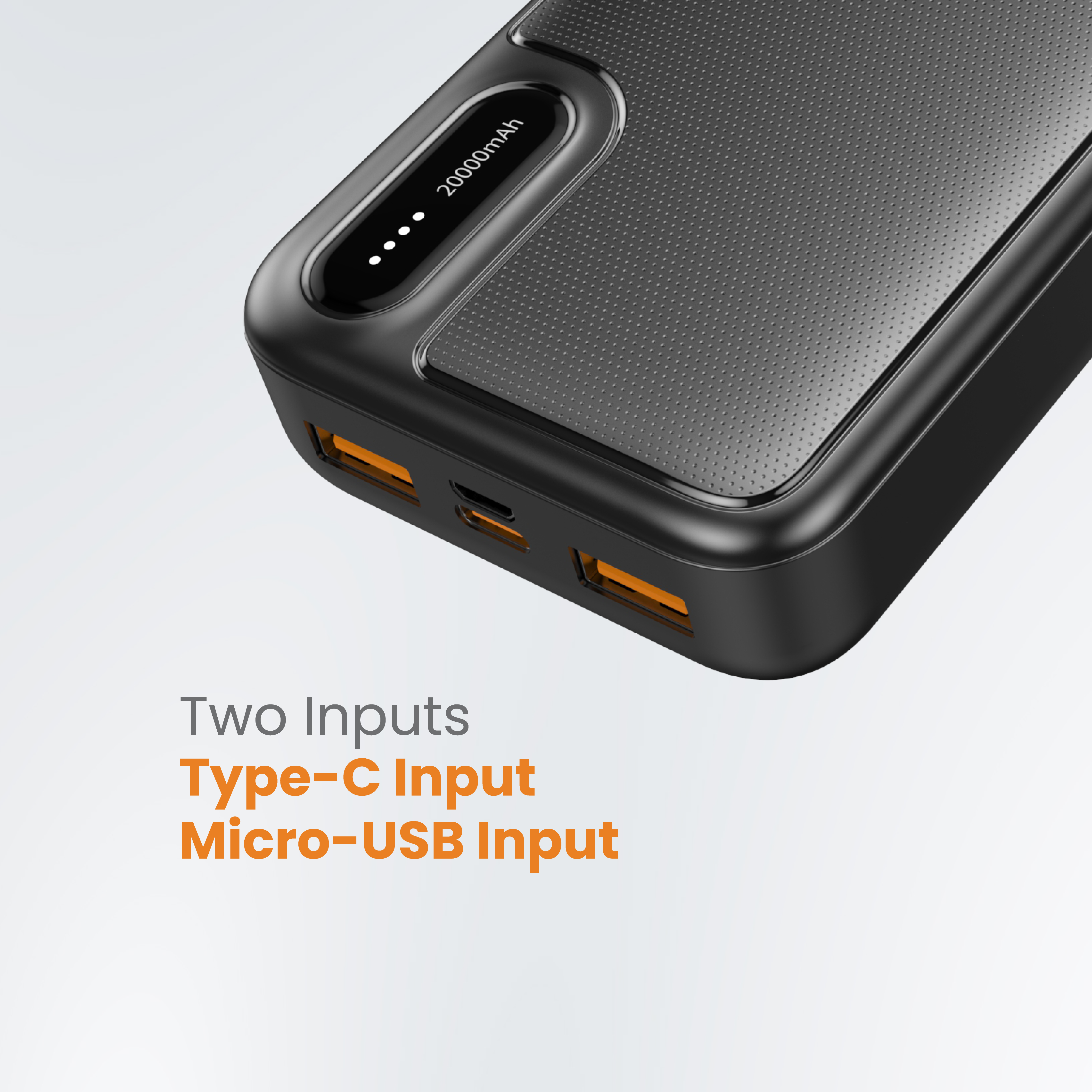 JUST CORSECA Skyvolt JST514 Power Bank | 20,000mAh, 22.5W QC PD Fast Charging | Triple Output (Dual USB-A & Type-C) | Type-B & Type-C Input | Li-Polymer Battery | LED Indicator | Stylish Design