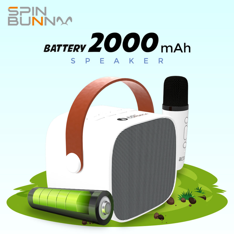 Spin Bunny Karaoke Portable Speaker JUST CORSECA