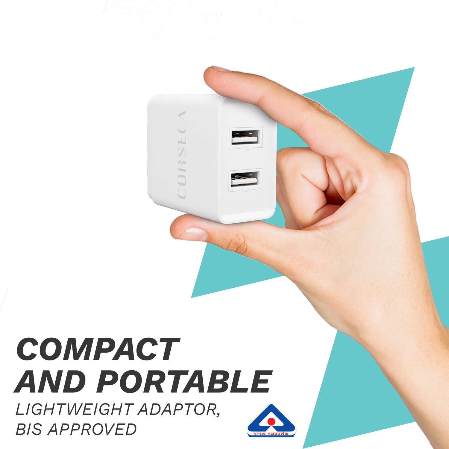 Dual Adaptor-White