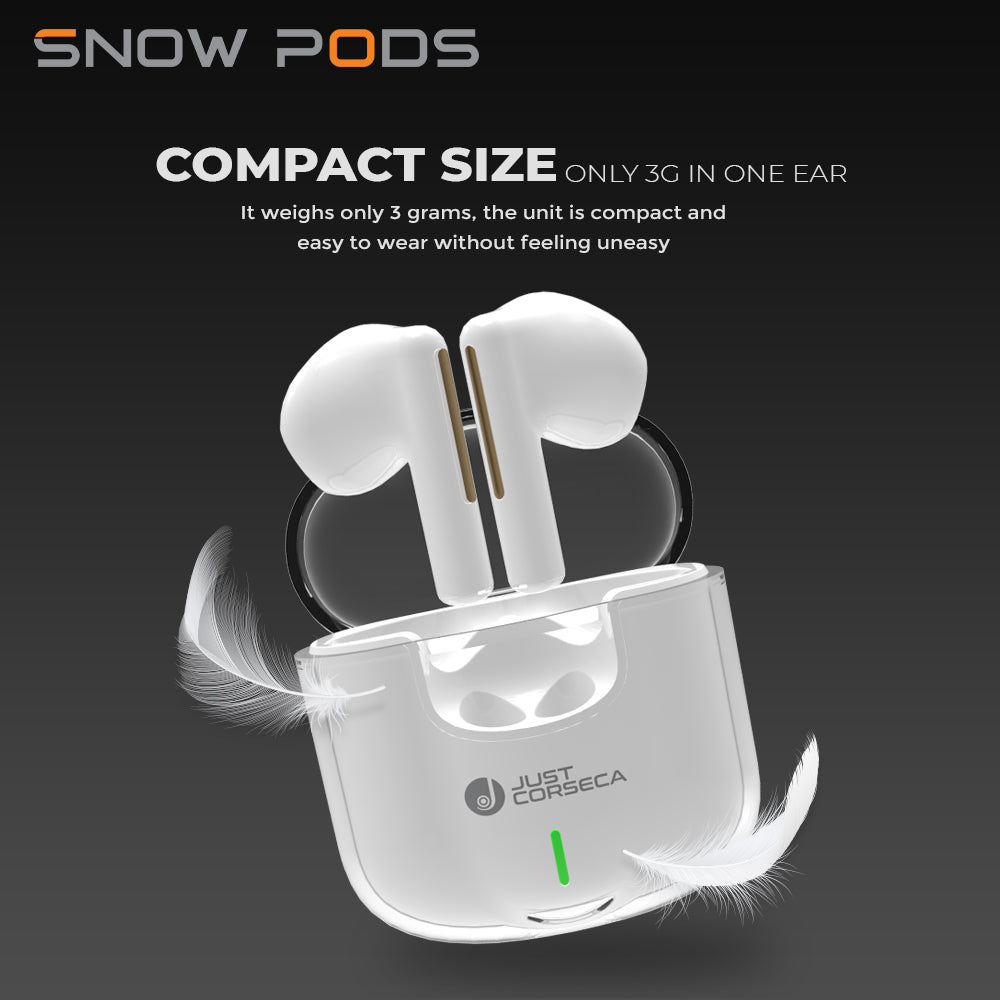 White pods earbuds online